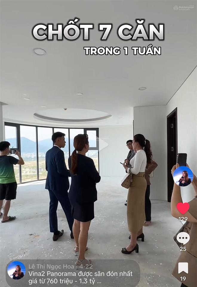 Suất nội bộ view sông hoa hậu vina2 panorama giá 925 triệu/ studio (giảm 100  200 triệu)