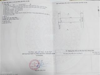 Bán 118m2 full thổ cư nhỉnh 900tr tại tp hòa bình