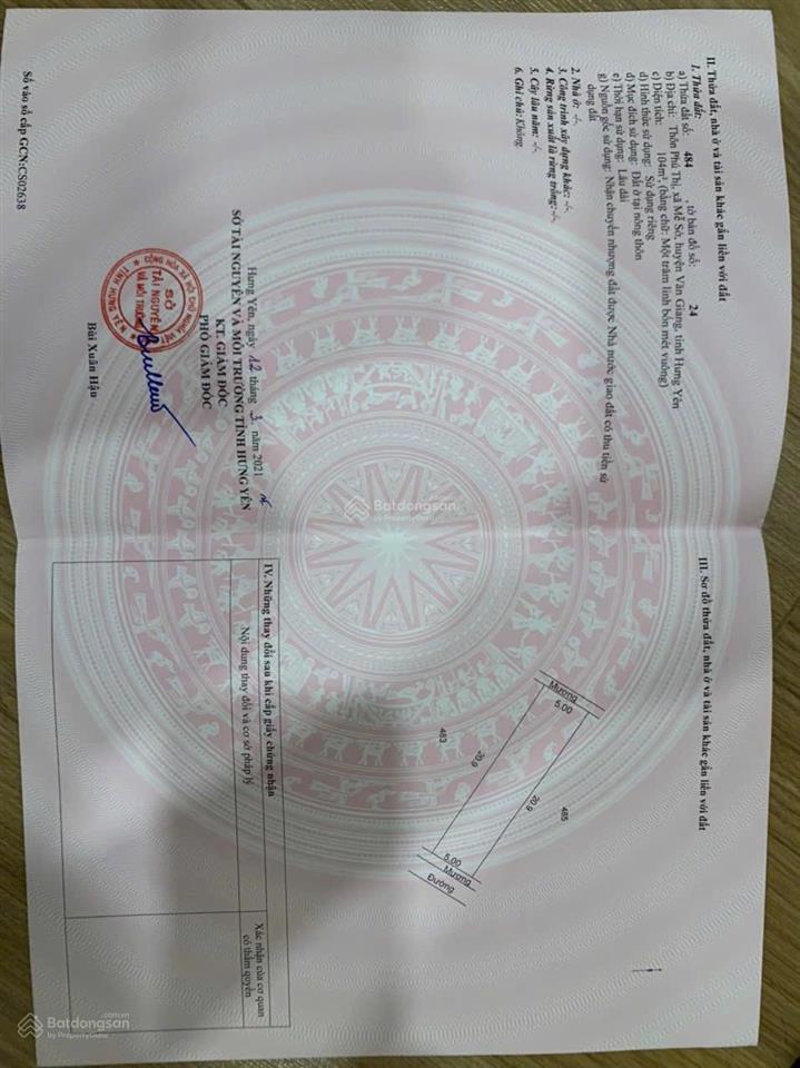 104 m2 đất kinh doanh tại phú thị, mễ sở văn giang hưng yên gần đường di sản, sân golf, vành đai 4