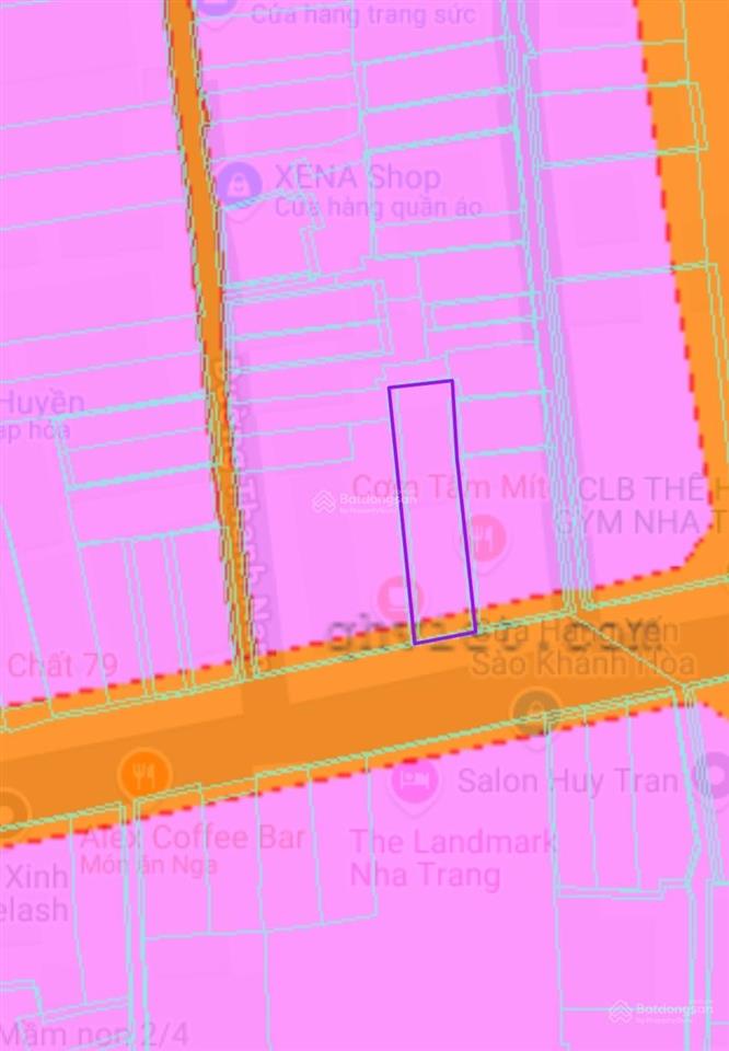 Mặt tiền bắc sơn, ngang lô đất 6m * cách biển hòn chồng 480m * giá 23,5 tỷ