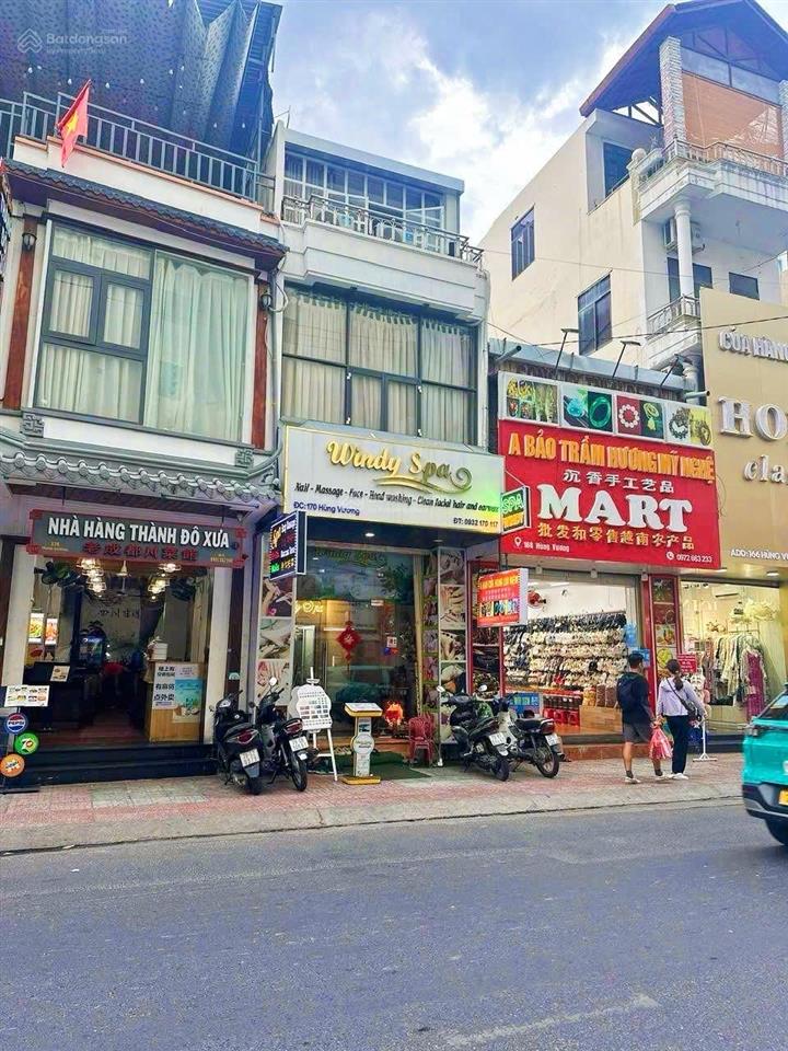 Nhà 2 tầng mặt tiền hùng vương  cách biển trần phú 280m giá 16 tỷ