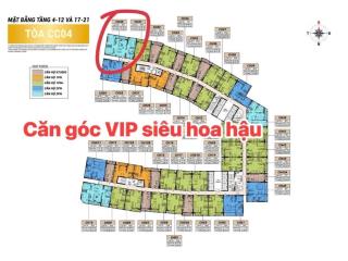 Tòa cc04 [ căn góc 2 mặt tiền  115m² sẵn 3 phòng ngủ ] tầng 15, căn 30 { charmora city nha trang