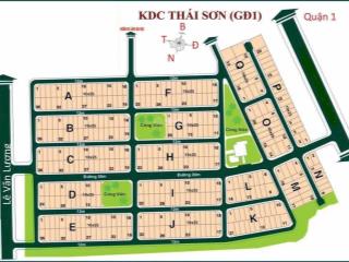 Bán đất villa thái sơn 1, phước kiển, nhà bè, sổ hồng riêng, gpxd ngay.  0987 261 *** xuất
