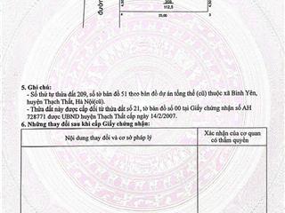 Chính chủ cần bán đất gần đại học fpt hòa lạc