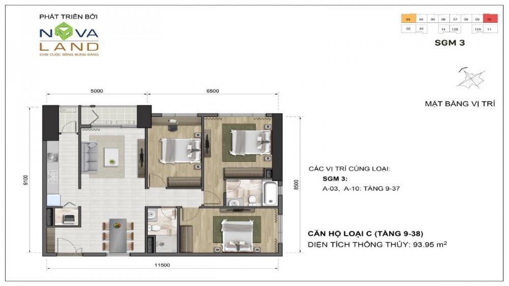 Bán căn hộ 3pn góc grand manhattan 2 view bitexco, công viên, tầng cao giá chỉ 14 tỷ all in
