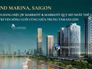 Căn hộ hàng hiệu grand marina sg mua trưc tiếp từ cđt thanh toán 2.4 tỷ sở hữu lâu dài