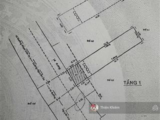 Nhà bán mặt tiền đường nguyễn du  phường 7  gò vấp  4m x 20m