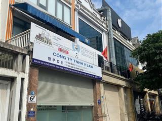 Cho thuê mp phố mạc thái tổ, cầu giấy. dt 100m2, 4 tầng, 1 tum, mặt tiền 6m, thông sàn, thang máy