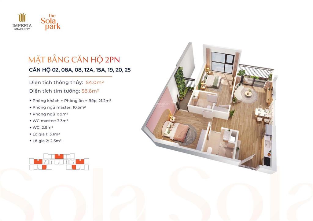 Bán gấp căn 2n2wc, g2.1x08a, 55m2, 4.1 tỷ bao phí, view bể bơi, sola park, vinhomes smart city