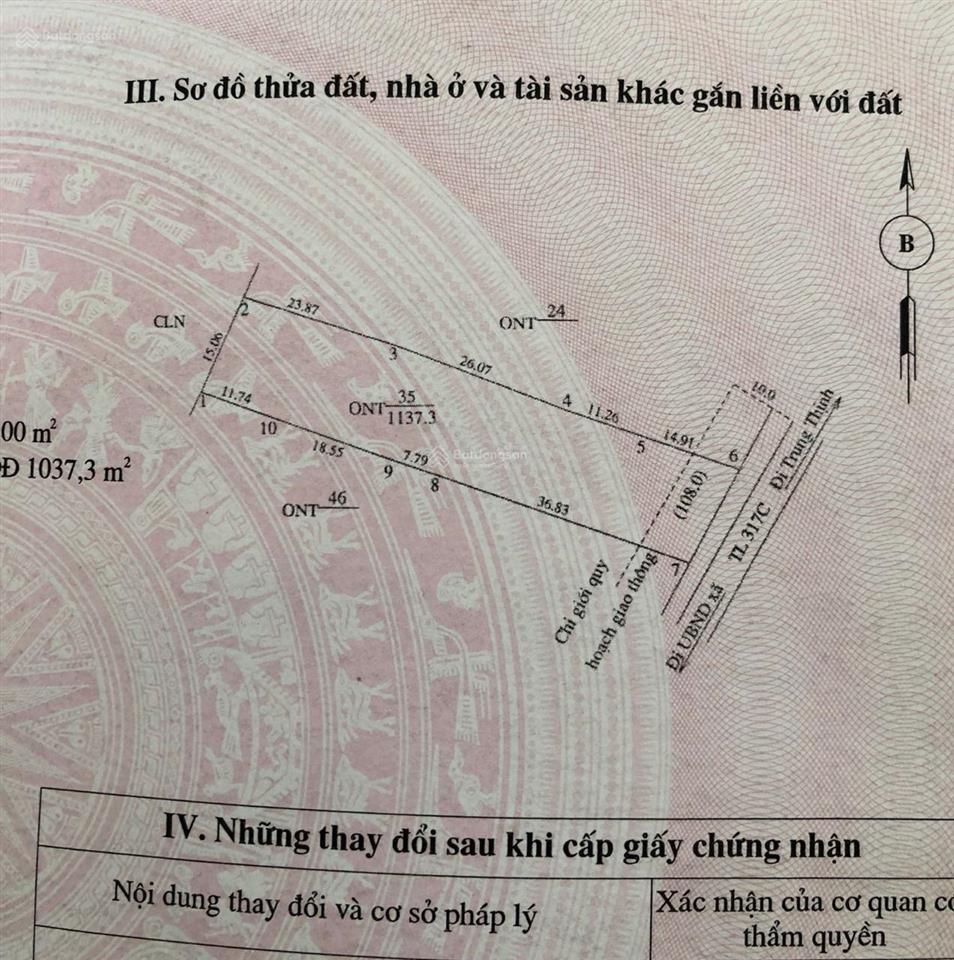 1.137m2 ngay sát kcn hoàng xá kdt lân huế giá rẻ nhất khu vực