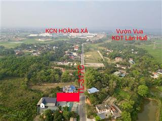 1.137m2 ngay gần kcn hoàng xá giá 6.5tr/m2