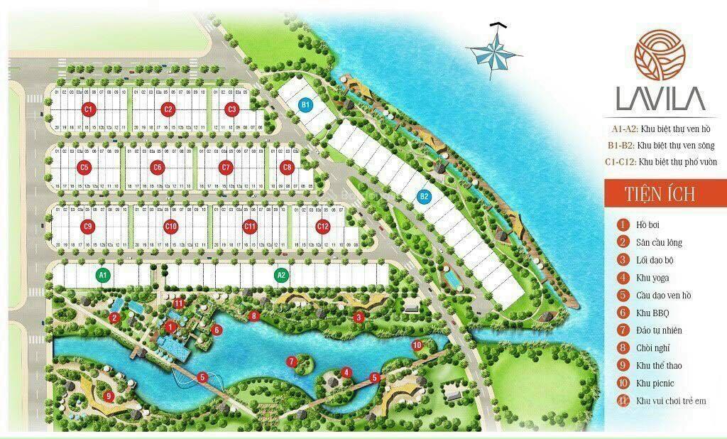 Bán gấp chính chủ nhà phố lavila kiến á, 6x17.6m & 5.5x17.6m, đường lớn 20m  12m giá 10 tỷ