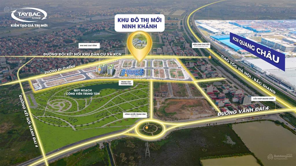 Bán lô đất sổ đỏ shophouse kdt ninh khánh, việt yên. vị trí trung tâm giá tốt nhất thị trường