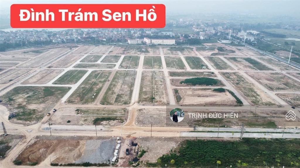 Cần bán các lô đất đẹp, không lỗi, vị trí trung tâm kdt đình trám sen hồ  việt yên, giá hơn 1.4tỷ