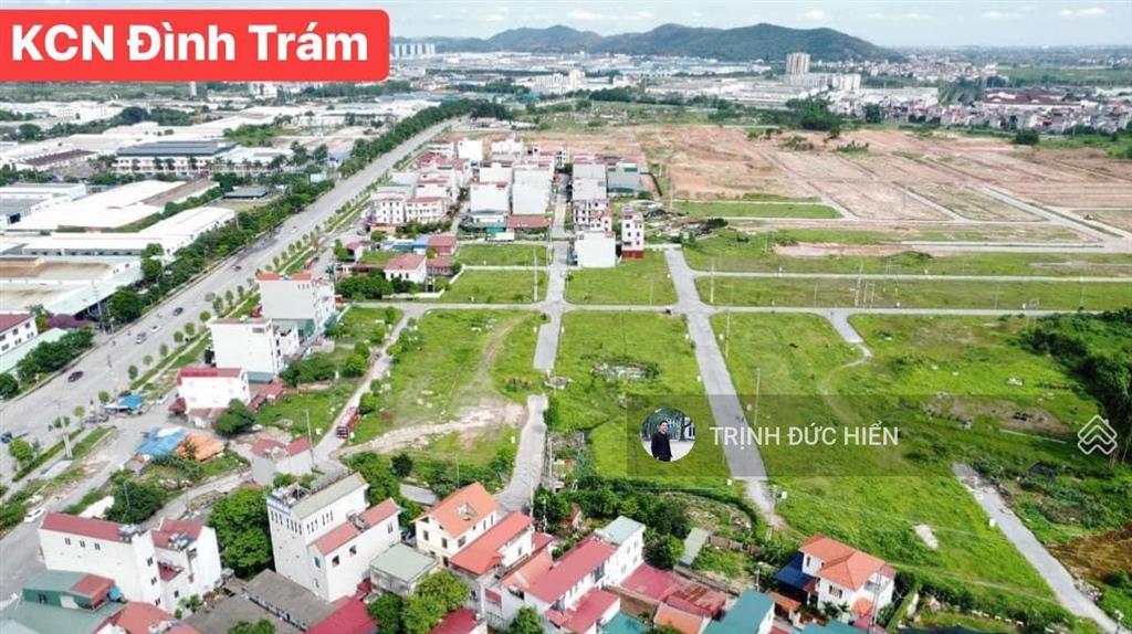 Cần bán các lô đất đẹp, không lỗi, vị trí trung tâm kdt đình trám sen hồ  việt yên, giá hơn 1.4tỷ