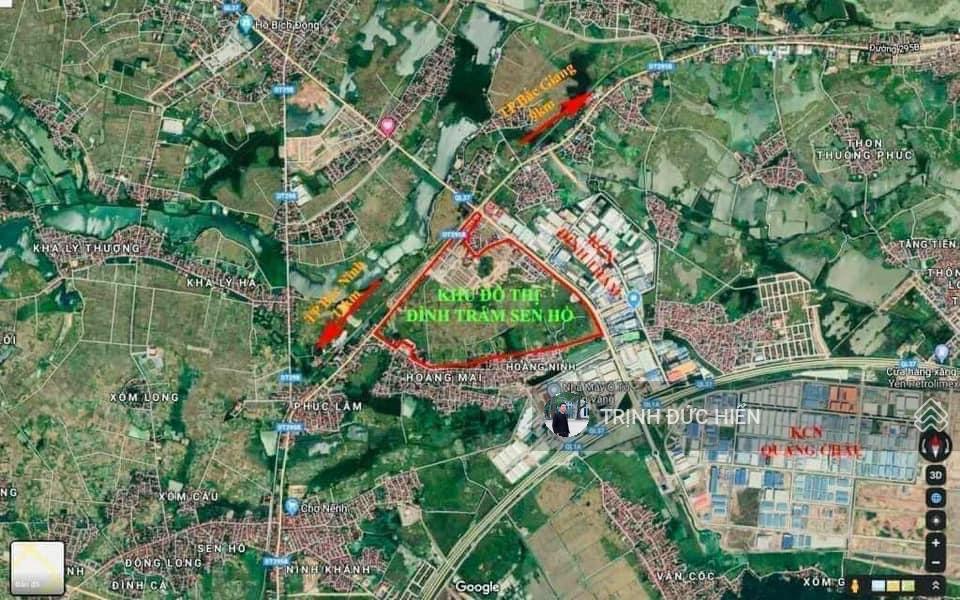 Cần bán các lô đất đẹp, không lỗi, vị trí trung tâm kdt đình trám sen hồ  việt yên, giá hơn 1.4tỷ