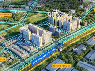 Evergreen việt yên bắc giang, bán căn hộ tòa thương mại, 1 phòng ngủ hướng đẹp, giá chỉ 1.x tỷ