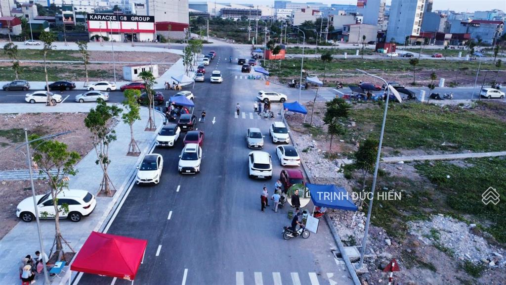 Bán lô đất sổ đỏ khu đấu giá ninh khánh, yên ninh việt yên, bắc giang kinh doanh được luôn