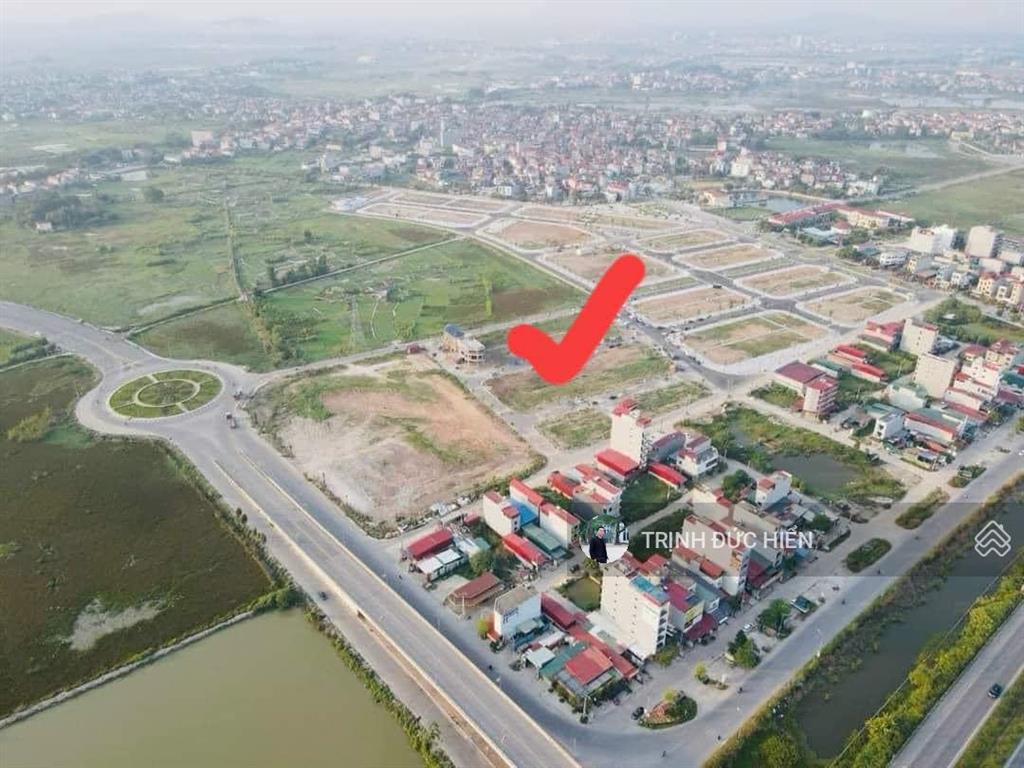 Bán lô đất sổ đỏ khu đấu giá ninh khánh, yên ninh việt yên, bắc giang kinh doanh được luôn