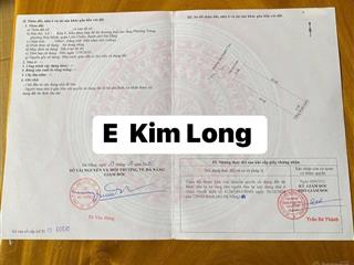 Bán lô đất hoà phú 25  khu e kim long  đà nẵng