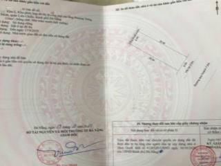 Bán lô đất ngang 5,5m đường nguyễn chơn  khu e kim long  đà nẵng