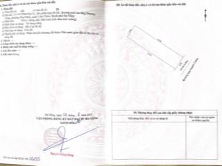 Bán lô đất trần minh tông  khu a1 phương trang  đà nẵng