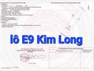 Bán lô đất hoà phú 27  khu e kim long  đà nẵng. sạch đẹp