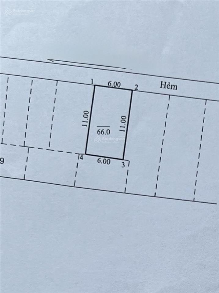 Bán đất trung tâm phường 7 tp.vt 66m(6x11) tặng nhà c4 còn ở tốt. giá 4,5 tỷ tl