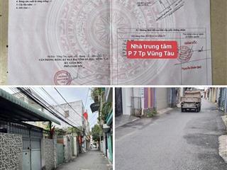 Bán đất hẻm ôtô morning trung tâm p. 7 vũng tàu 137.4m2 giá siêu tốt 4,9 tỷ tl