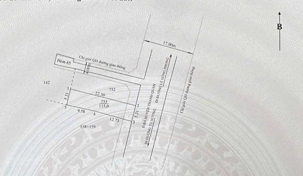 Bán nhà mặt tiền bà huyện thanh quan tp. vũng tàu 115m(5,31x23) giá 12,5 tỷ tl vị trí đẹp kd