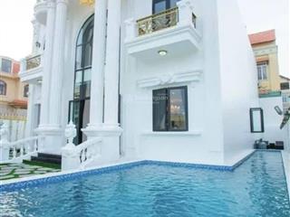 Bán biệt thự gần biển bãi sau vũng tàu 355m2 xây 3tầng hồ bơi sân vườn siêu cao cấp, giá 65 tỷ tl