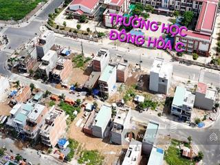 Bán đất giá 4,5 tỷ vnd tại tái định cư đông hoà c, dĩ an, bình dương
