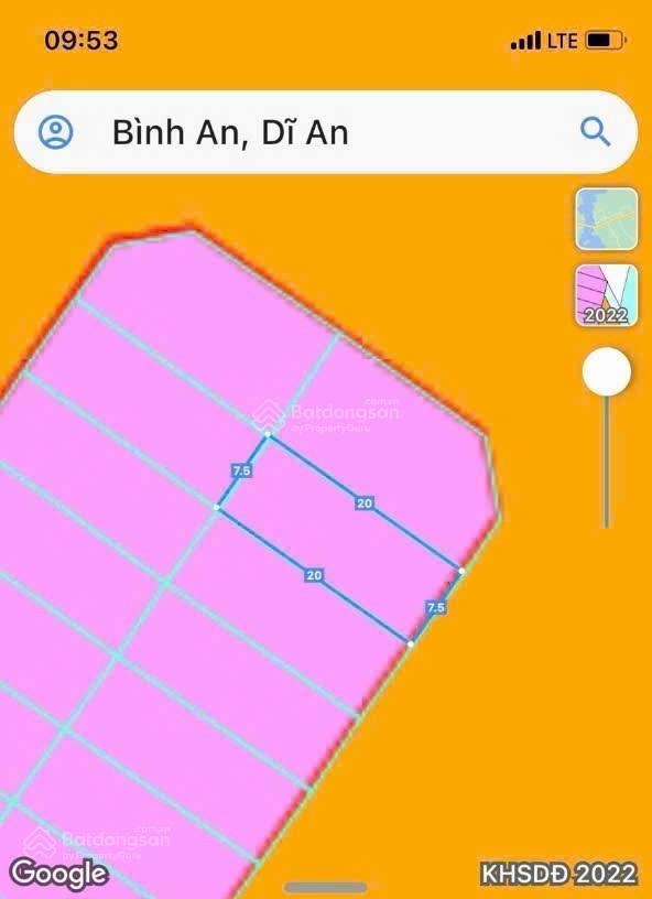 Bán đất tại châu thới, bình an, dĩ an, bình dương, 6,15 tỷ, 150m2, hot!