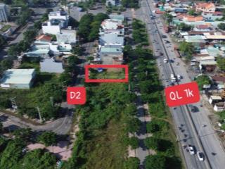 Bán lô đất hai mặt tiền mặt tiền quốc lộ 1k, khu tđc châu thới đại học quốc gia hcm