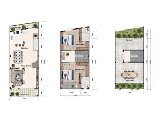 Nhà phố ngay chung cư hoàng nam bình thung 237.8m2 sàn xây dựng 4 tầng