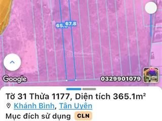 Bán đất khánh bình 15, 3,6 tỷ, 365m2 siêu hot tại tân uyên, bình dương