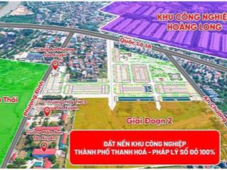 Bán đất sổ đỏ lâu dài gần ql1a tp thanh hóa