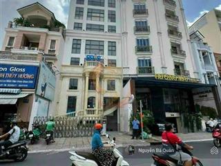 Tòa nhà hầm + 8 tầng (1378m2) mặt tiền nguyễn phúc nguyên ngay vòng xoay dân chủ, p.11, quận 3