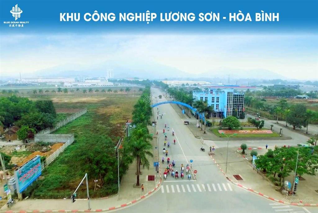 Bán 5000m2  1ha 2ha 5ha đất công nghiệp dự án khu cn nhuận trạch  lương sơn  hb mặt đường ql6