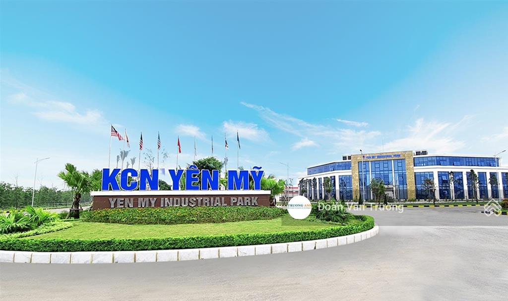 Bán đất xd nhà máy kcn yên mỹ cđt viglacera h. yên mỹ, hưng yên. dt 1ha2ha3ha. giá 3.152tr/m2