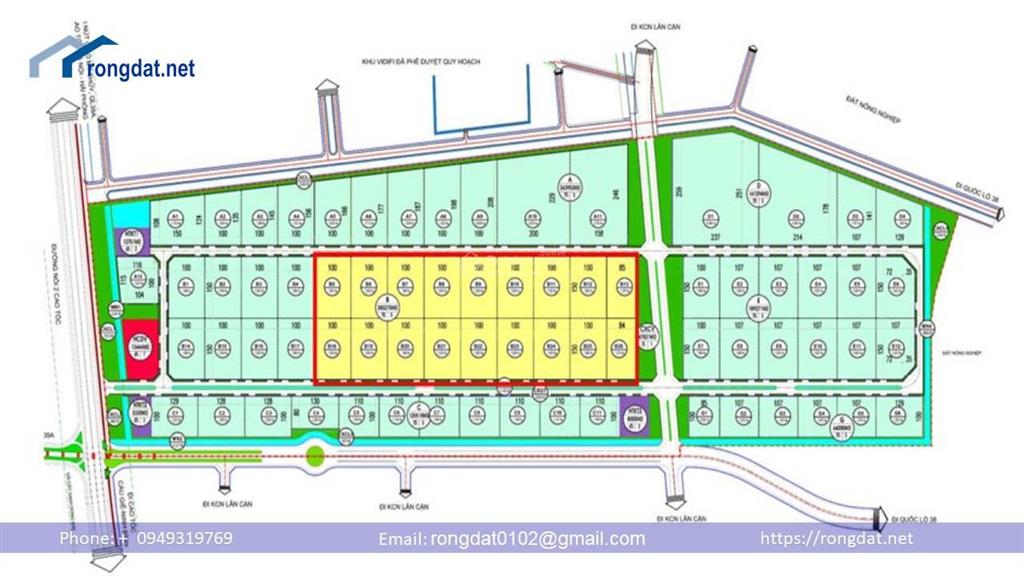 Bán đất xd nhà máy trong kcn số 3 hưng yên ecolandip hưng yên. dt 1ha2ha3ha. giá từ 3,568tr/m2
