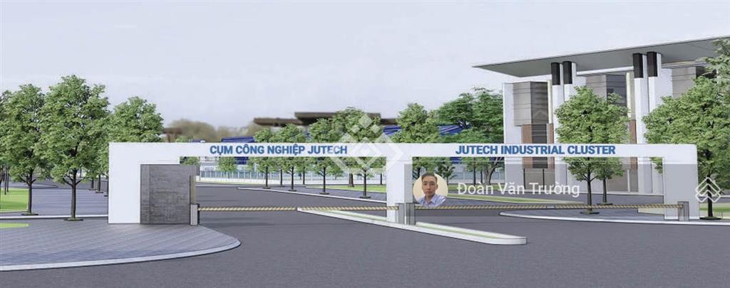 Bán đất xd nhà máy trong cn jutechbắc giang. dt 0,5ha1ha1.5ha mặt đường vành đai 4. giá từ 3tr/m