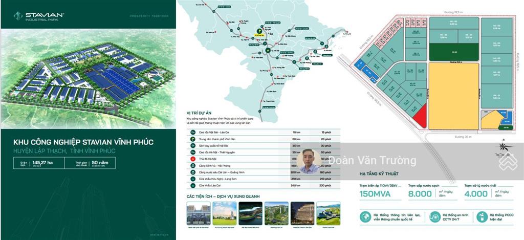 Bán đất xd nhà máy kcn thái hoà stavian. h. lập thạch vĩnh phúc. dt 0,8ha1ha1.5ha2ha3ha