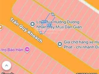 Bán đất ở trần quý khoách, hòa minh, liên chiểu, đà nẵng giá siêu hời 5,65 tỷ, 85m2