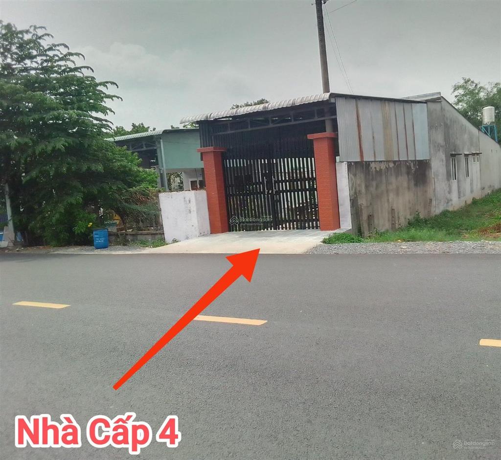 Bán đất 190m2 có sẵn căn nhà cấp 4 đ.tỉnh lộ 2 củ chi , sổ hồng riêng , giá 1.8 tỷ