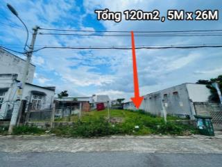 Bán lô đất 130m2 đ.nguyễn thị rành xã tân an hội củ chi , giá 1.2 tỷ , sổ hồng riêng