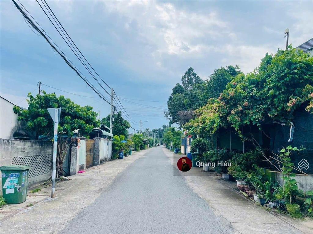 Đất thật  giá thật , dt 105m2 đ.cây chôm mỹ khánh h.củ chi , giá 1.250 tỷ , sổ riêng , thổ cư 100%