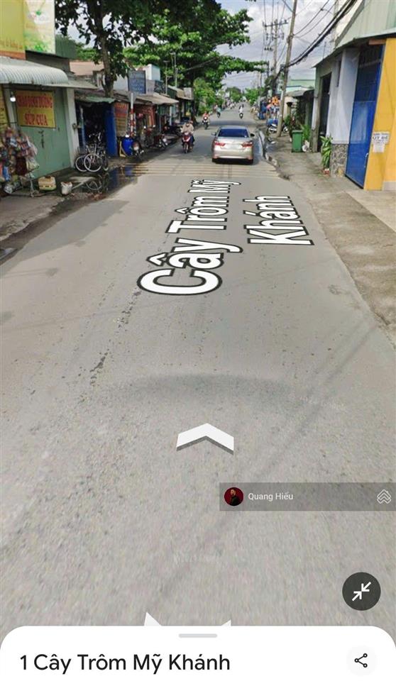 Đất thật  giá thật , dt 105m2 đ.cây chôm mỹ khánh h.củ chi , giá 1.250 tỷ , sổ riêng , thổ cư 100%