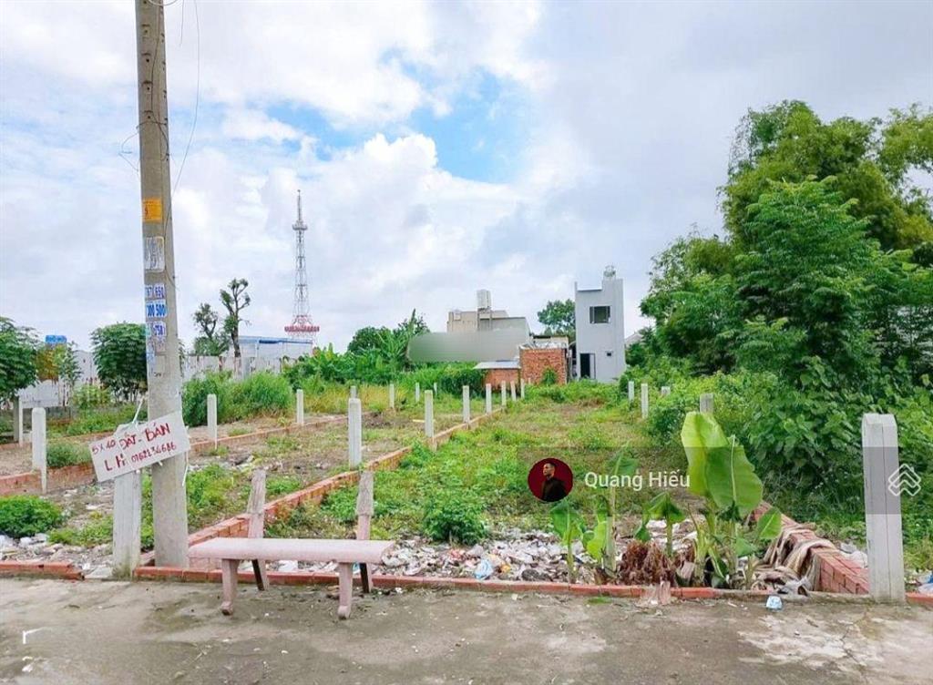Bán lô đất 124m2 (ngang 6m) đ. ninh tốn, thị trấn củ chi, giá 1,2 tỷ, sổ hồng riêng