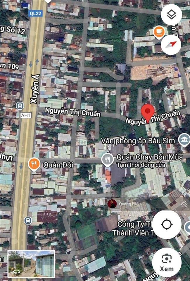 Cần tiền bán lô đất 180m2 gần chợ việt kiều xã tân thông hội củ chi, sổ hồng riêng, giá 1.3 tỷ
